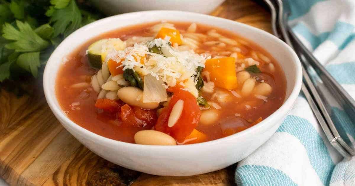 Slow Cooker Minestrone - Diabetes Strong