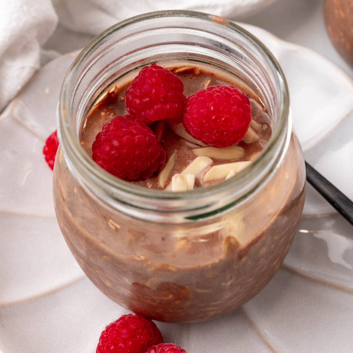 High Protein Chocolate Overnight Oats Diabetes Strong