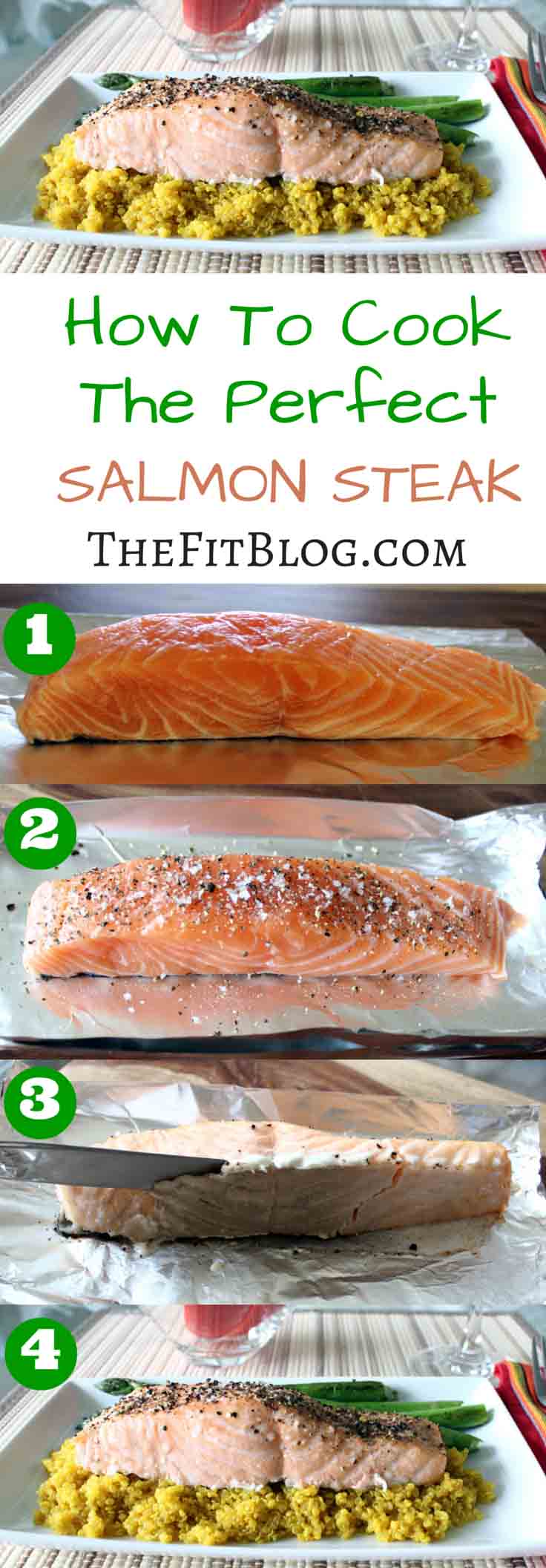 How To Cook The Perfect Salmon Steak Diabetes Strong   How To Cook The Perfect Salmon Steak Pinterest Image 