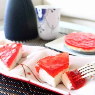 This protein cheesecake really hits the spot when you crave something sweet but healthy. Because it is almost pure protein, it’s also a perfect bedtime snack that will leave you satisfied and feed your muscles throughout the night