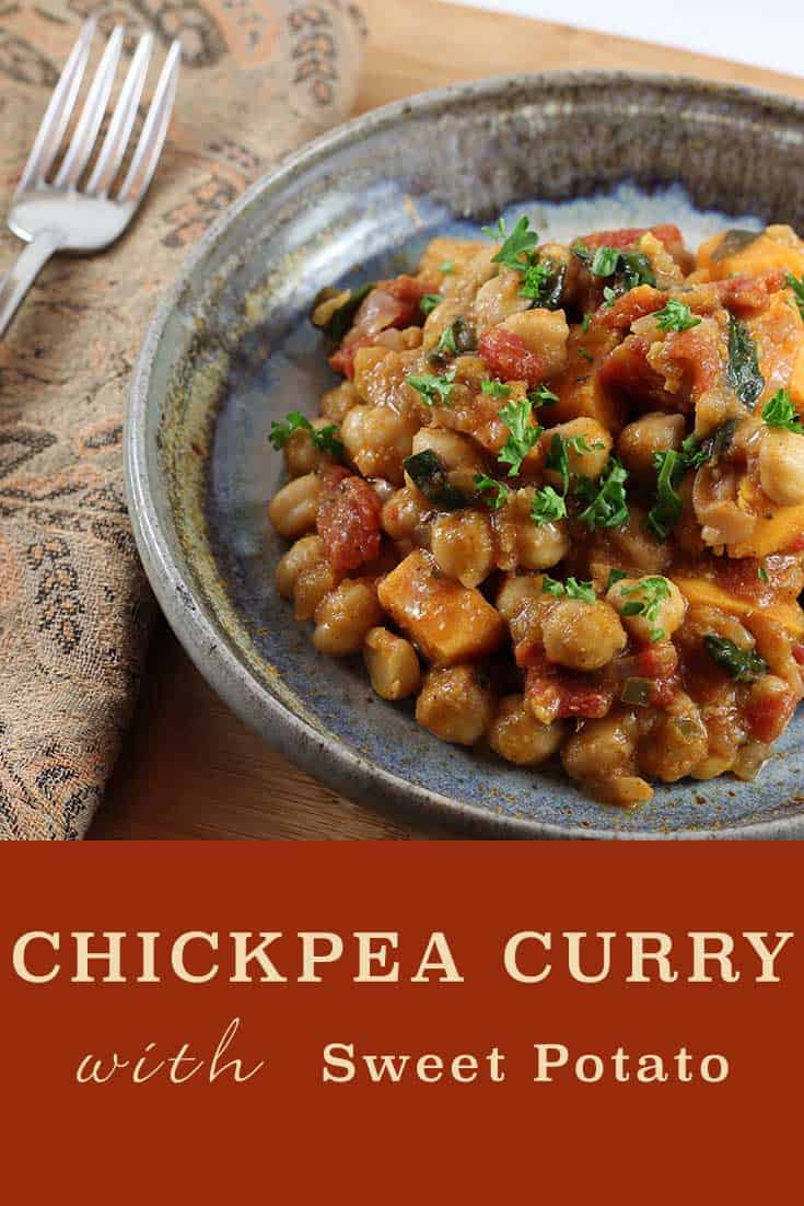 Chickpea Curry with Sweet Potatoes