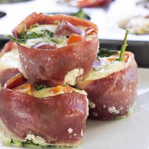 Healthy Egg Muffins with Lean Turkey Bacon