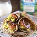Breakfast Crepes With Smoked Salmon - This is something we make quite often because it taste amazing and is a super healthy start to an active day. It’s also really easy and quick to make.