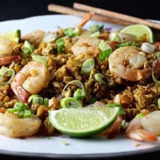 Fried Cauliflower Rice & Shrimp – This is a delicious and healthy low-carb replacement for my favorite rice recipe. It’s easy to make and packs a lot of tasty protein!