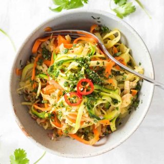 Vegetable Noodle Stir-Fry – These delicious vegan noodles are easy and quick to cook, and work brilliantly as both a side dish and the main meal.