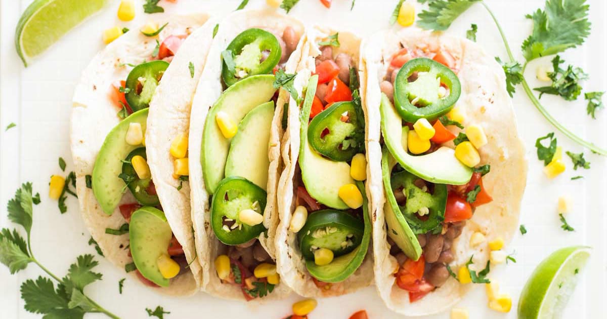 Vegan Pinto Bean Tacos Diabetes Strong