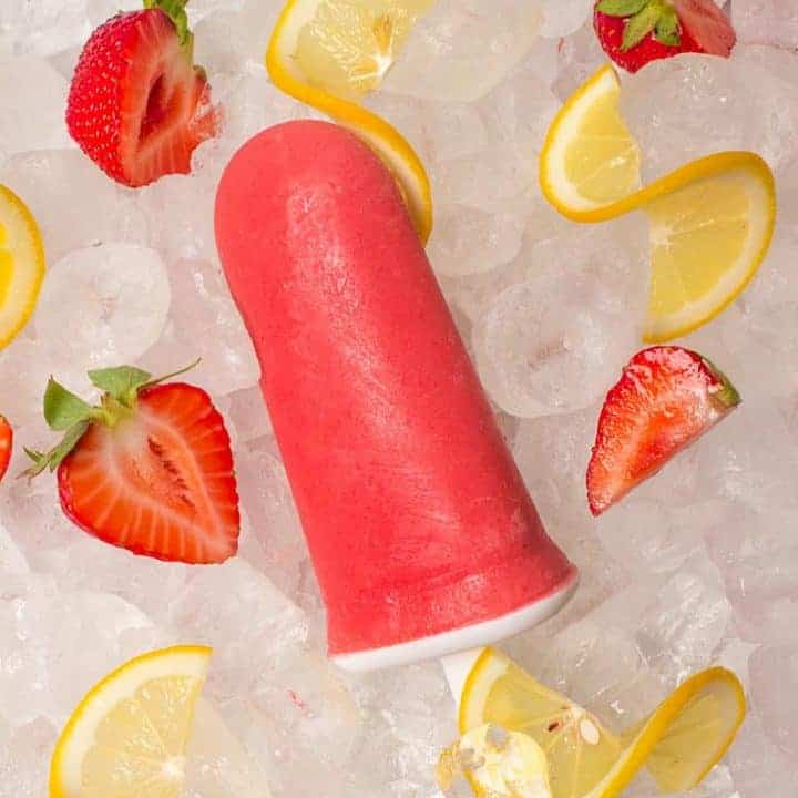 Strawberry Lemonade Popsicles (No Sugar Added) Diabetes Strong
