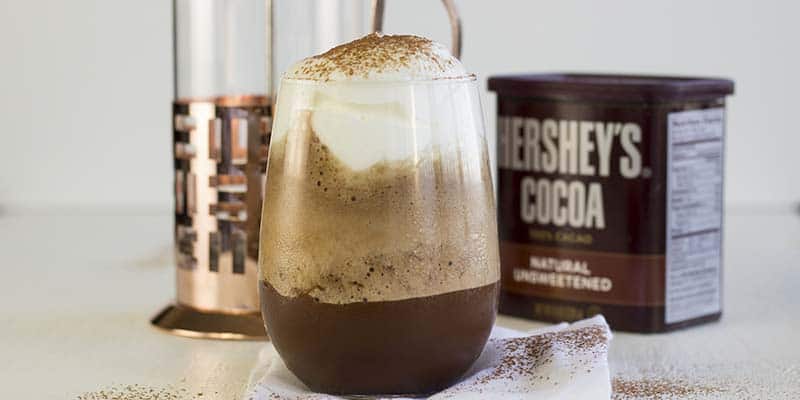Iced Chocolate Coffee Protein Shake