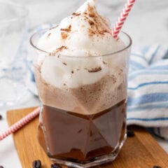 Low-Carb Chocolate Coffee Protein Shake