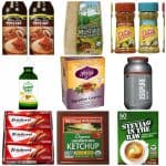 Collage of low-carb products