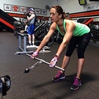 Cable deadlifts