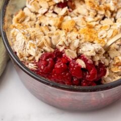 High Protein Berry Crumble