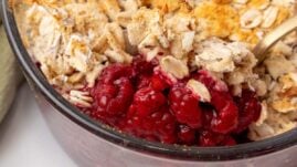 High Protein Berry Crumble