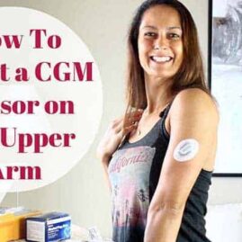 How to insert a CGM on the upper arm