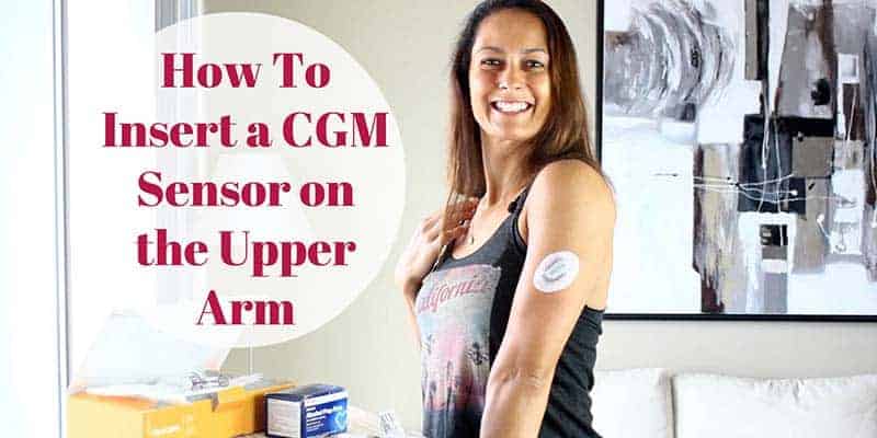 How To Insert A Dexcom Cgm In The Upper Arm Without Help Diabetes Strong