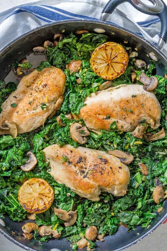 Healthy Chicken and Mushroom Skillet - Diabetes Strong