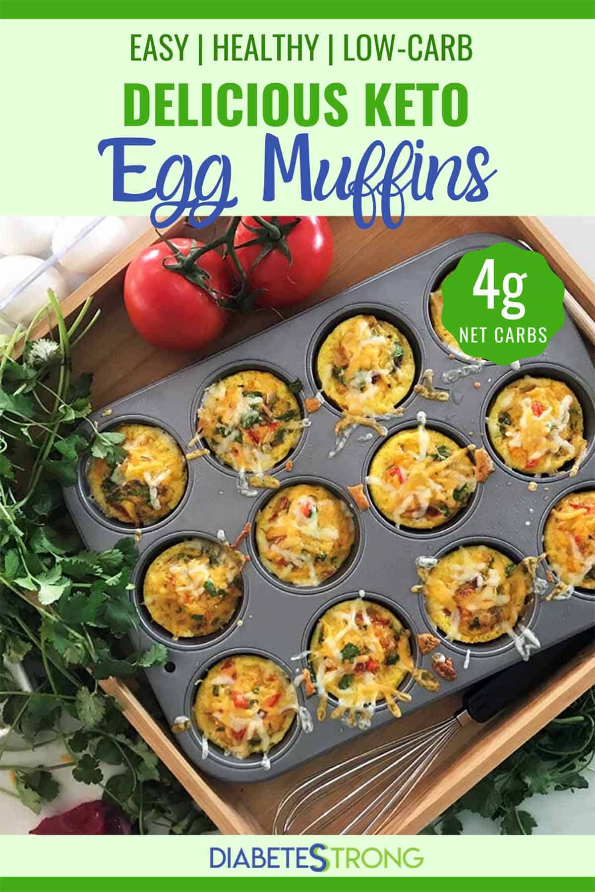 Keto Egg Muffins Diabetes Strong Vegetarian Indian Recipes