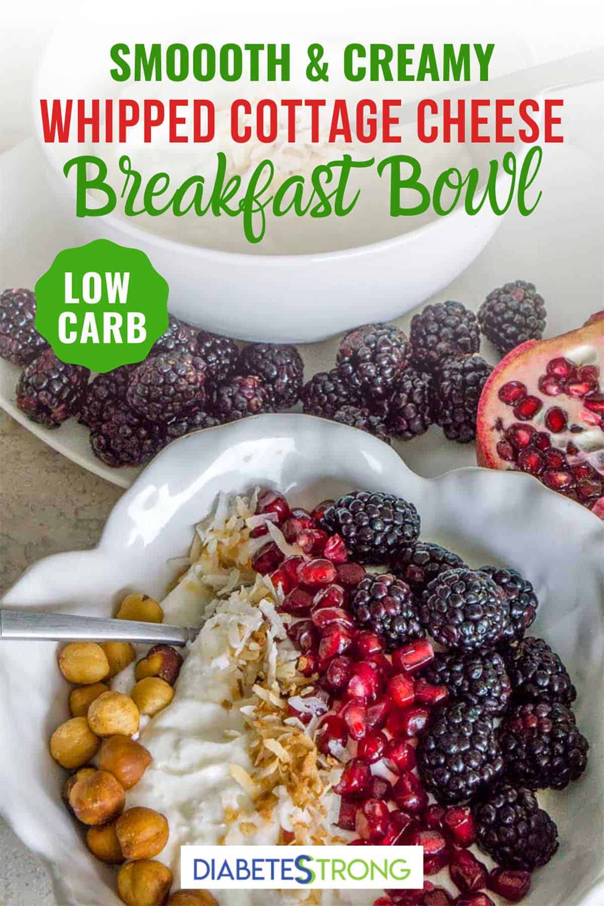 Whipped Cottage Cheese Breakfast Bowl Diabetes Strong