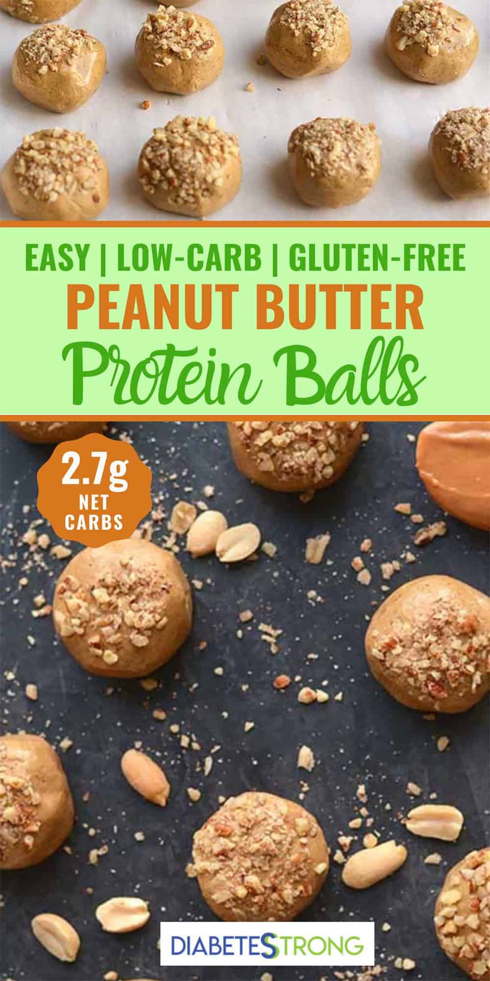 Peanut Butter Protein Balls (LowCarb & Gluten Free) Diabetes Strong