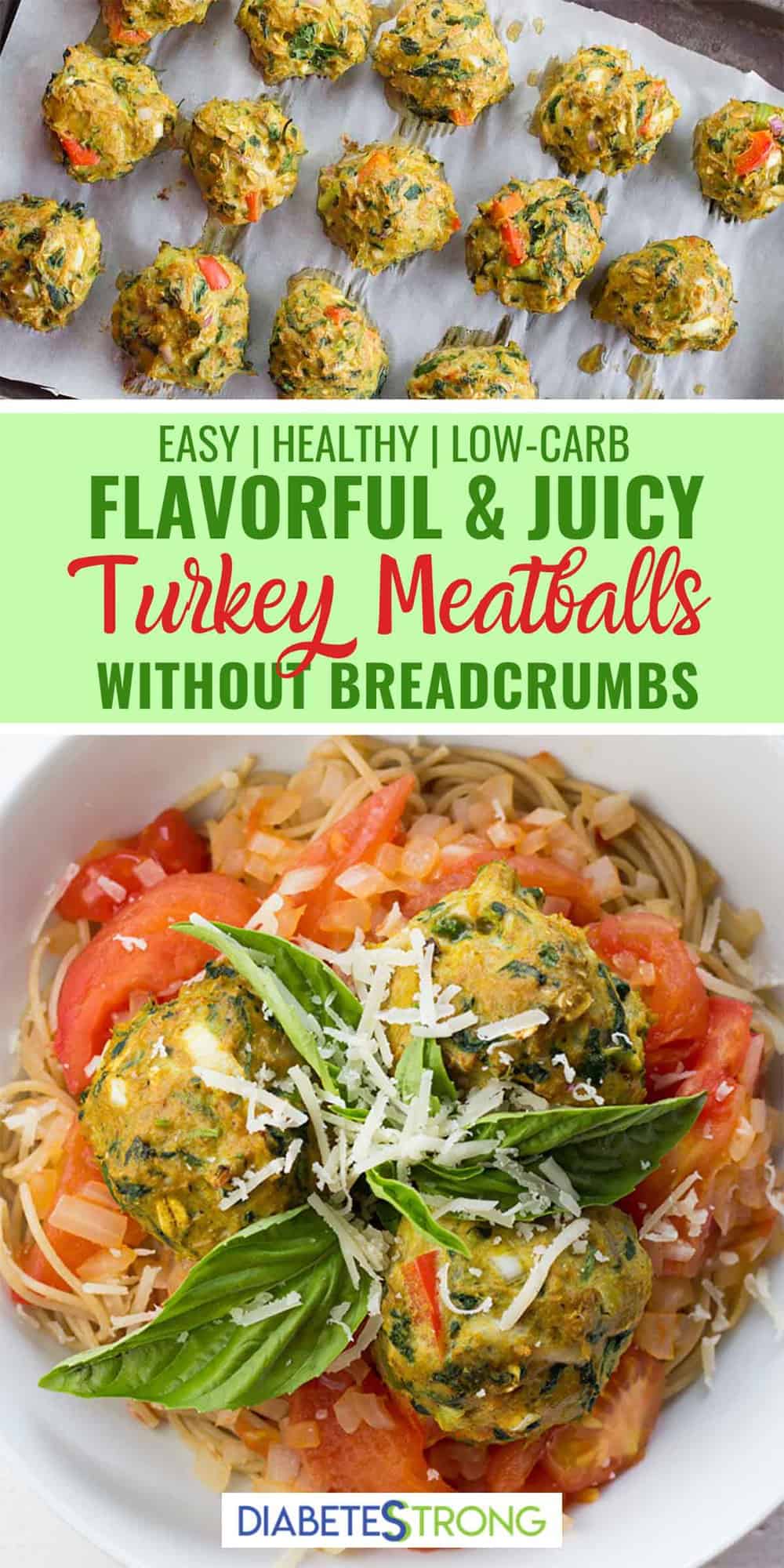 Healthy Turkey Meatballs (Without Breadcrumbs) Diabetes Strong