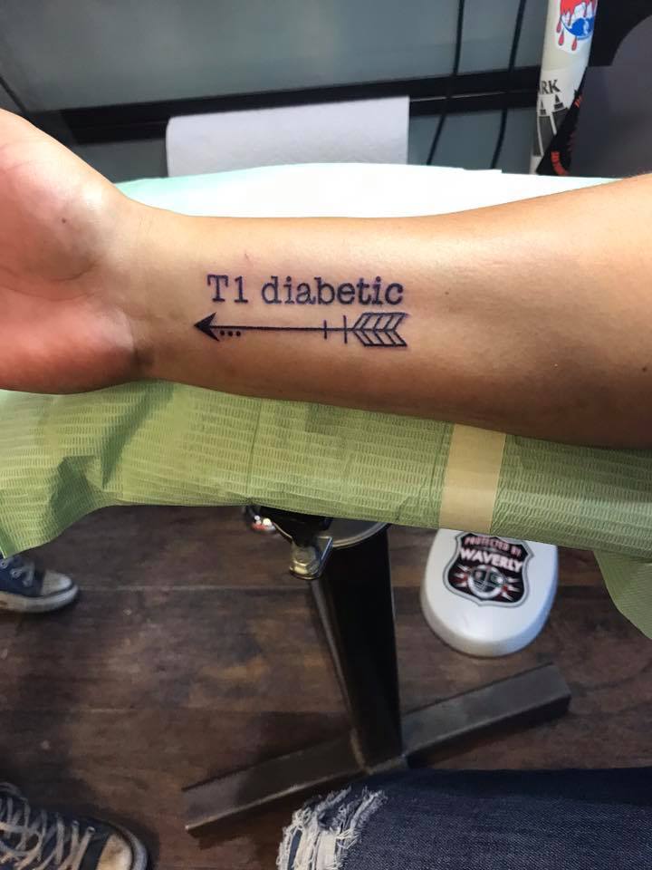 T1 diabetic tattoo