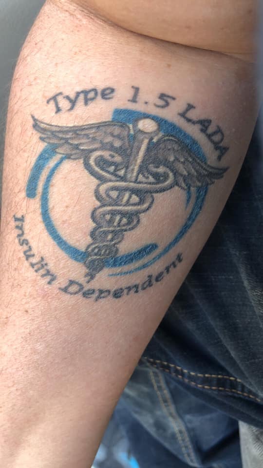 Insulin dependent tattoo