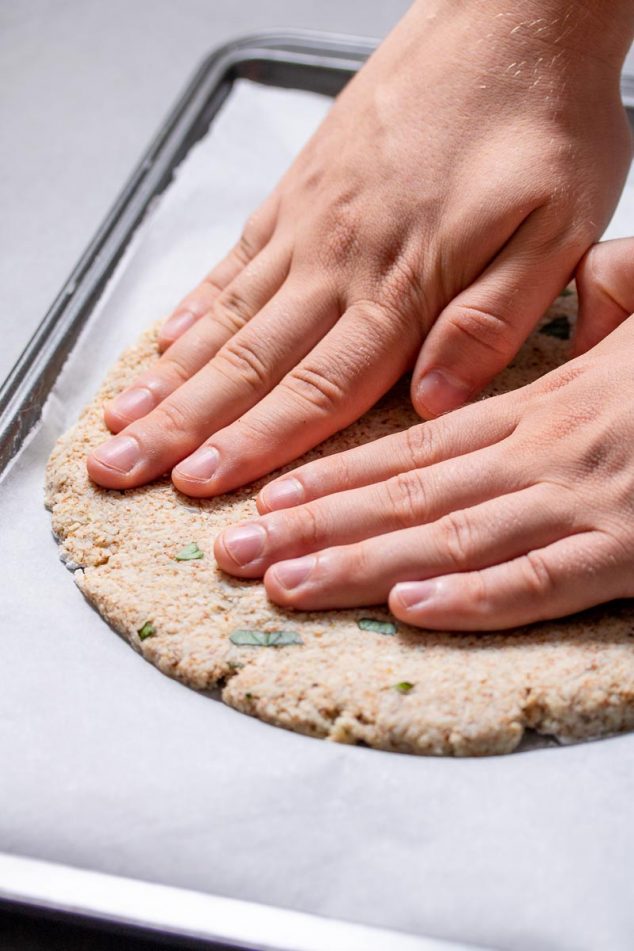 Vegan Cauliflower Pizza with Basil Pesto Diabetes Strong