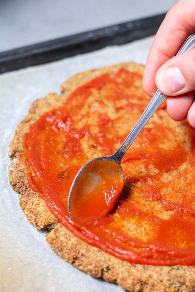 Vegan Cauliflower Pizza with Basil Pesto Diabetes Strong