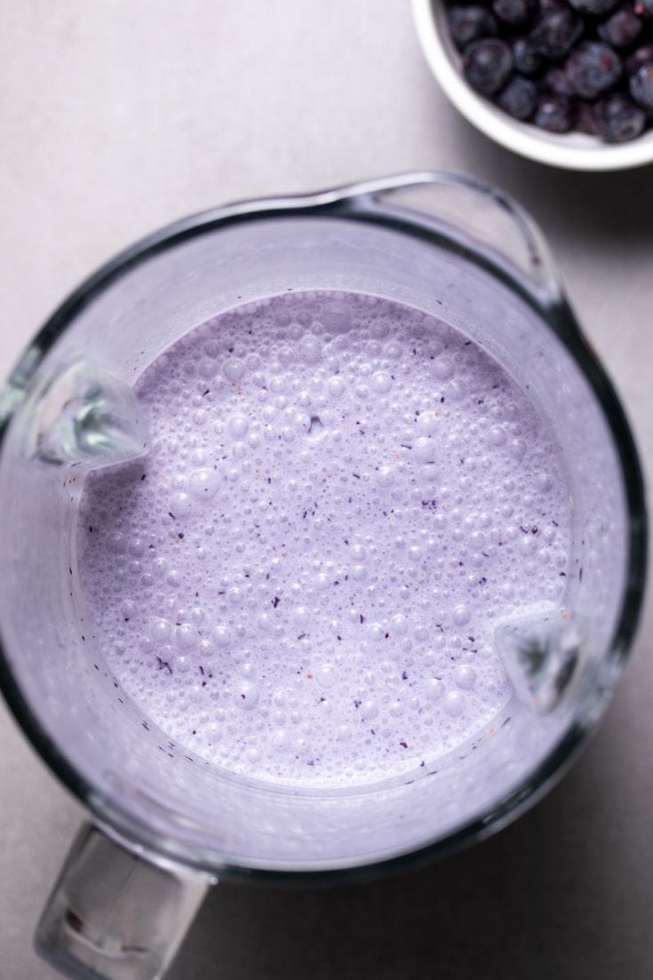 Vegan Blueberry Smoothie (LowCarb, HighProtein) Diabetes Strong