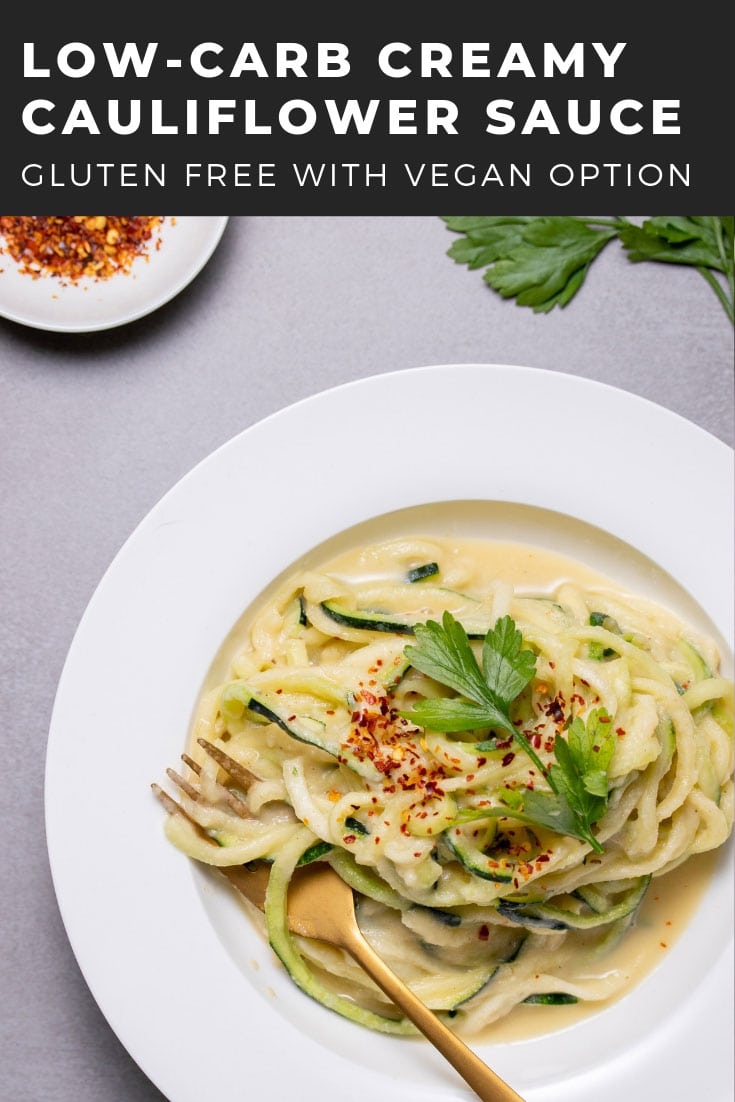 Cauliflower Alfredo Sauce (Vegan) Diabetes Strong