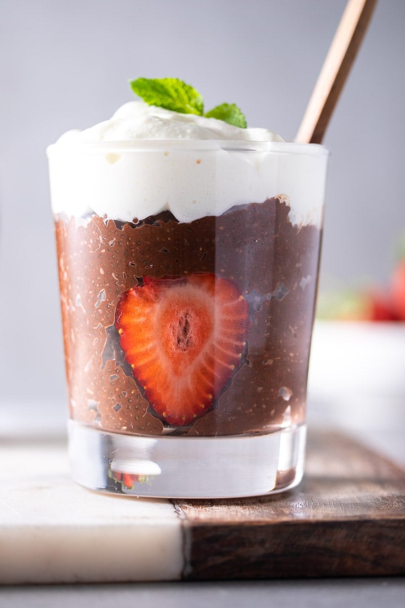 Chocolate Chia mag puding