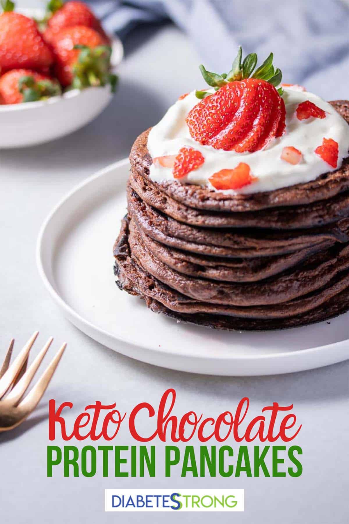 Chocolate Protein Pancakes (Keto, GlutenFree) Diabetes Strong