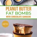 Two images of keto fat bombs