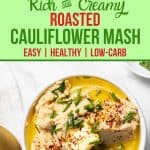 Roasted cauliflower mash