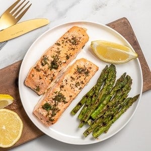 Easy Baked Salmon With Lemon Garlic Butter Diabetes Strong