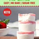 Strawberry coconut fat bombs