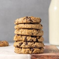 Square chocolate chip cookies