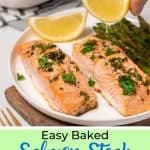 Easy baked salmon