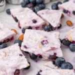 Frozen Yogurt Bark with Blueberries and Almonds