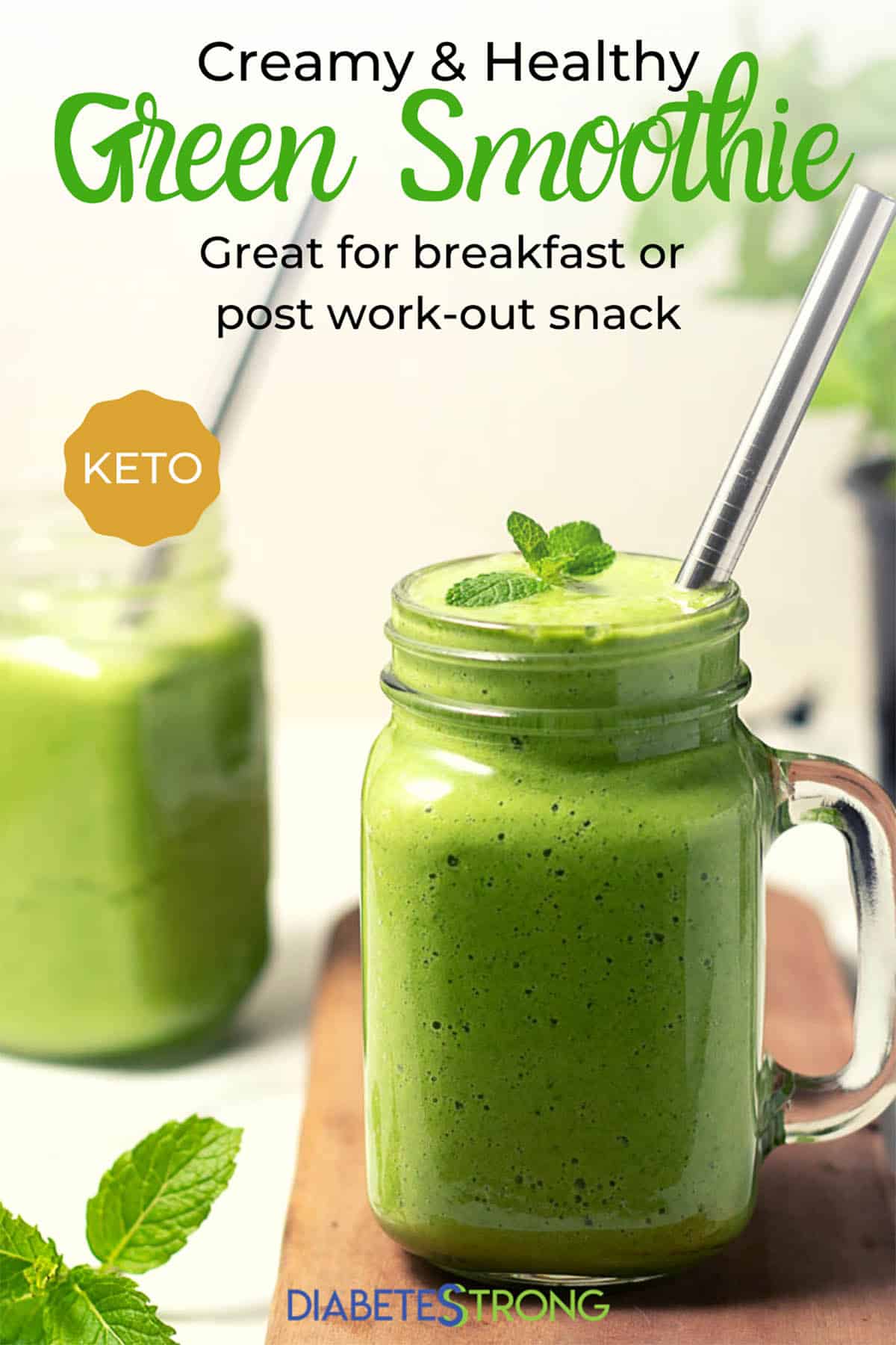 Easy Green Keto Smoothie | Diabetes Strong