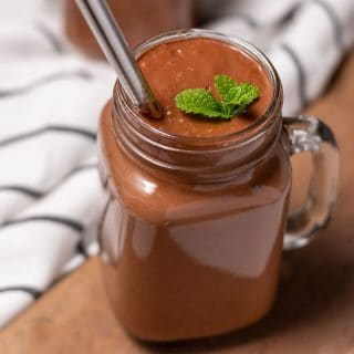 Chocolate avocado smoothie