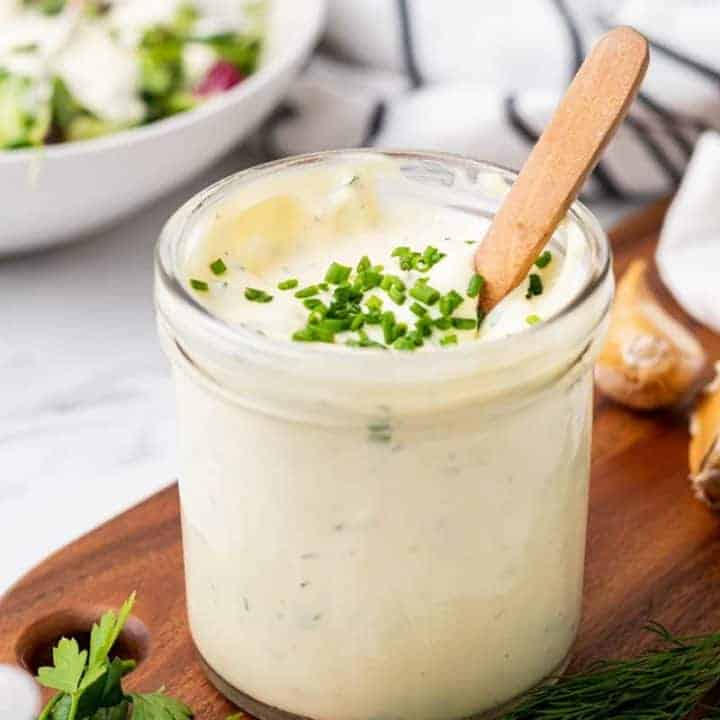 Keto Ranch Dressing Recipe (Easy & Healthy) - Diabetes Strong