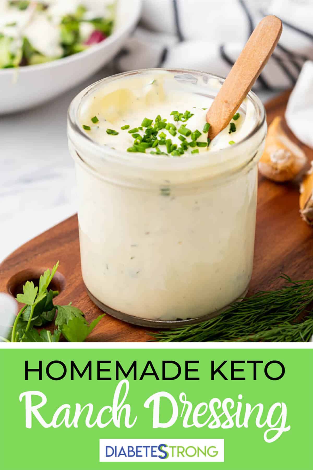 Keto Ranch Dressing Recipe (Easy & Healthy) Diabetes Strong