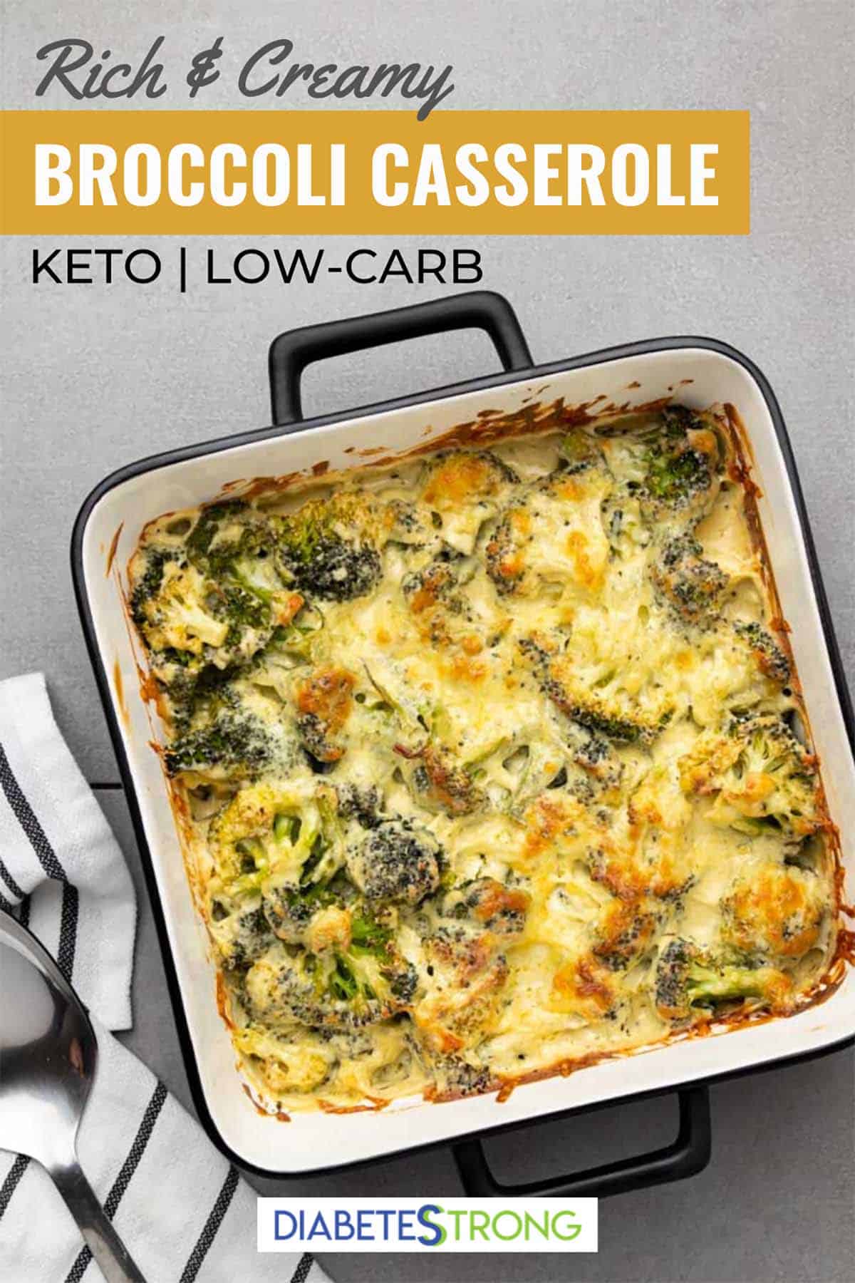 Keto Broccoli Casserole (Creamy and Low Carb) Diabetes Strong