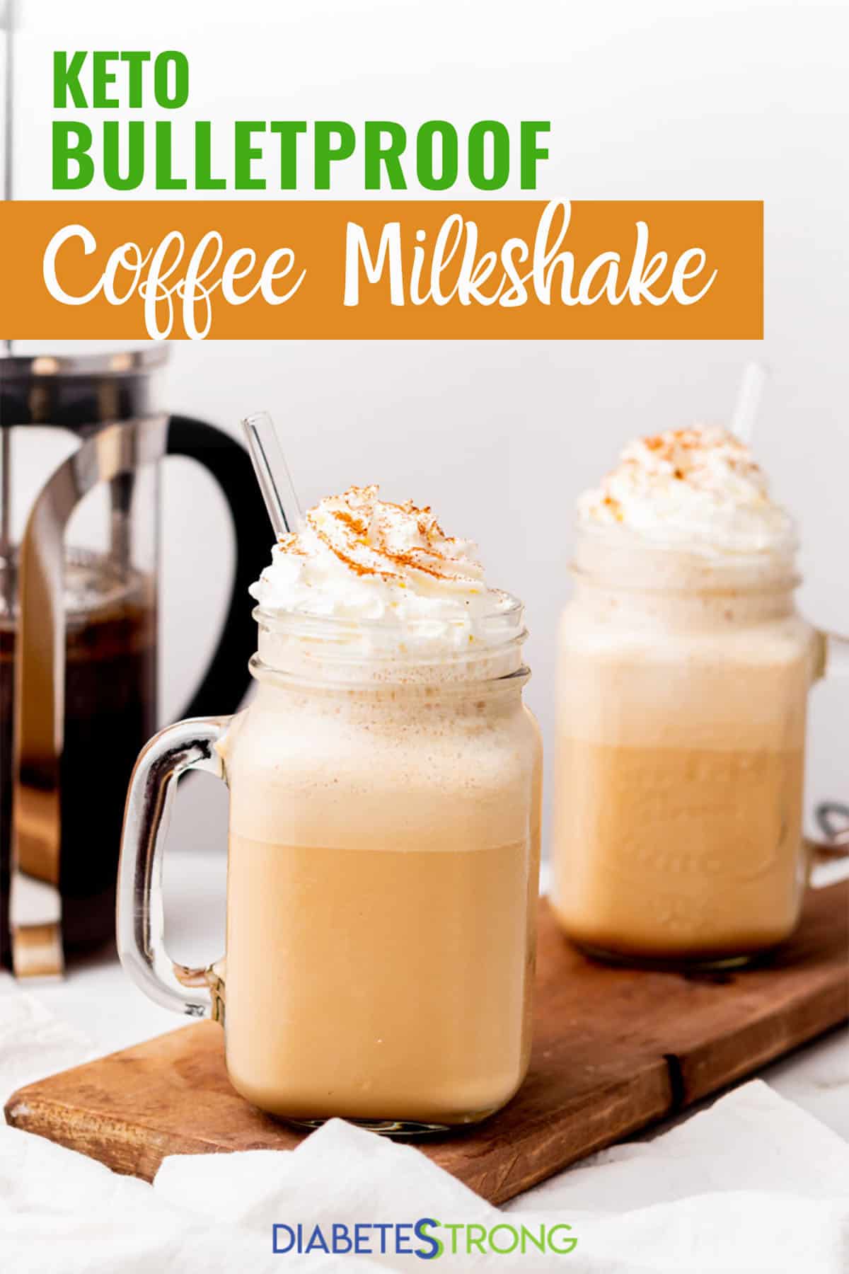 Bulletproof Coffee Keto Milkshake Diabetes Strong