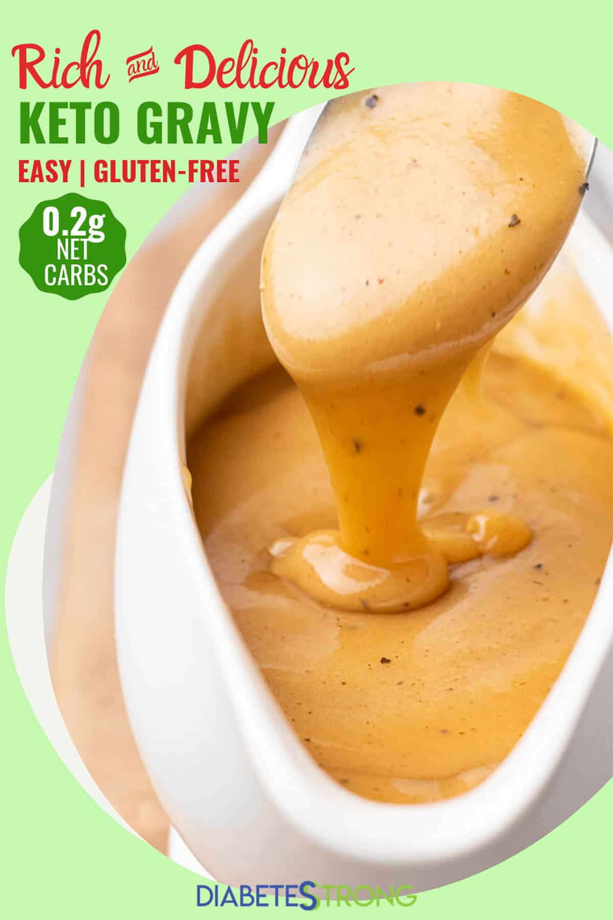 Keto Gravy (Easy 30-Minute Recipe) - Diabetes Strong