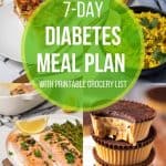 Healthy 7-Day Diabetes Meal Plan with Grocery List