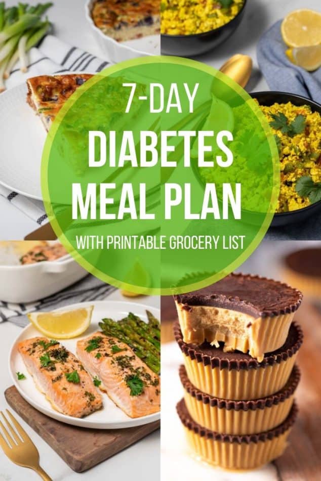 7 -day Diabetes Meal Plan (with Printable Grocery List) - Diabetes Strong