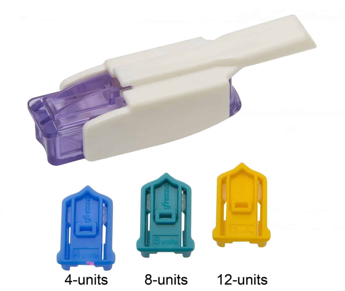 Afrezza inhaler and three cartridges