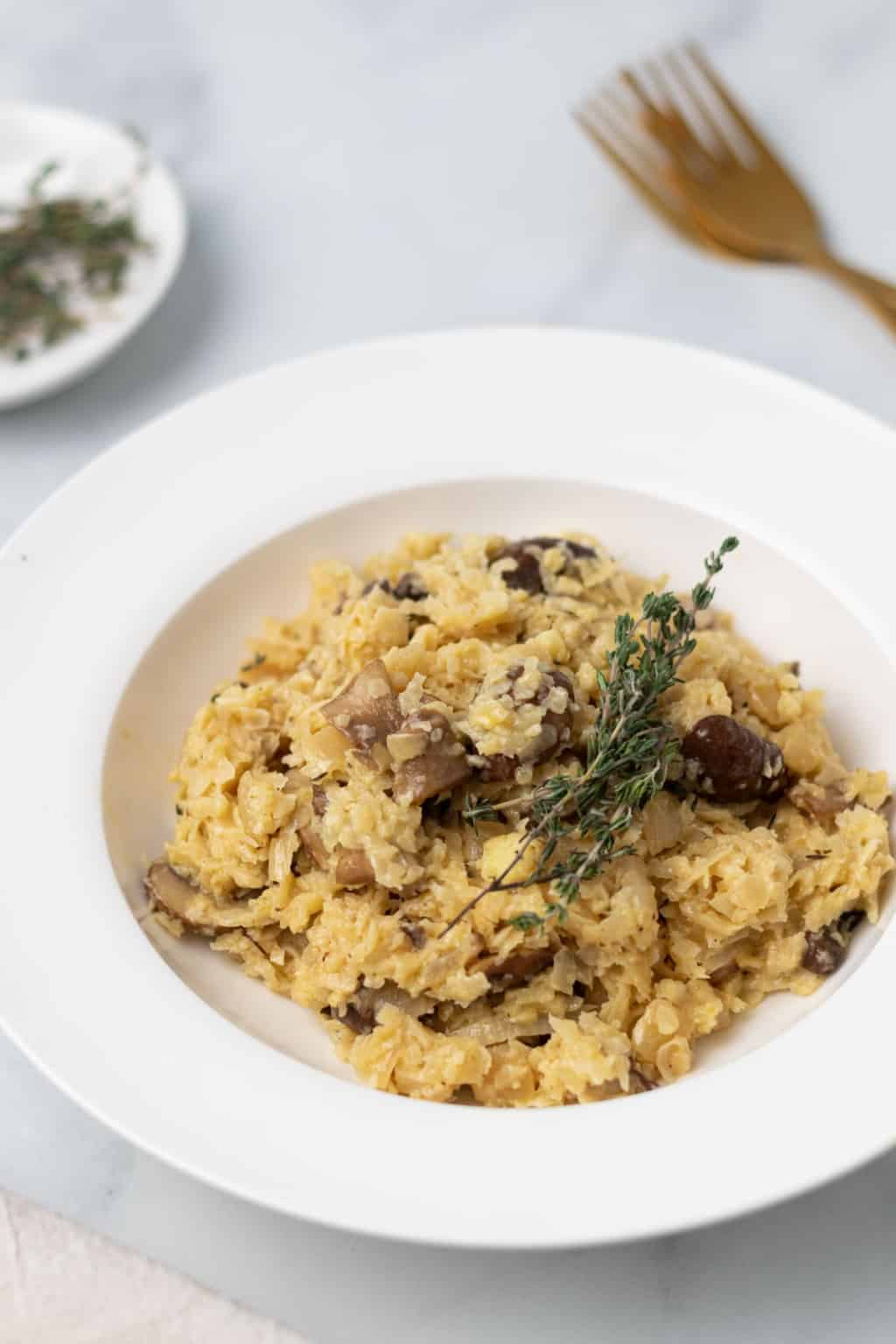 LowCarb Cauliflower Mushroom Risotto Diabetes Strong